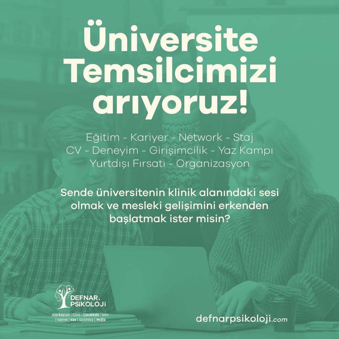 Üniversite Temsilcisi Başvurusu