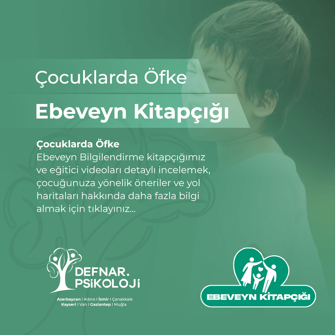 Çocuklarda Öfke Ebeveyn Kitapçığı